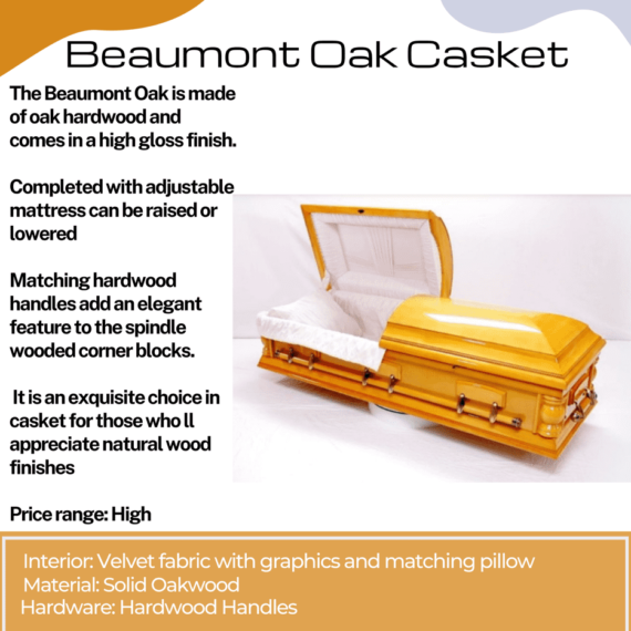 Beaumont Oak Casket