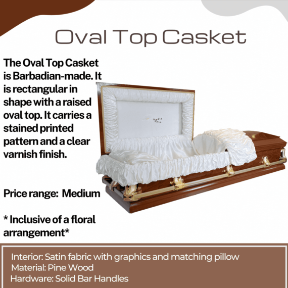 Oval Top Casket
