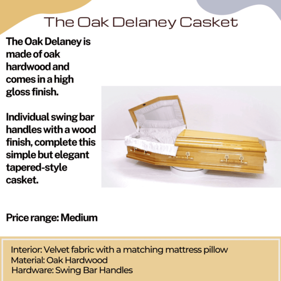 The Oak Delaney Casket